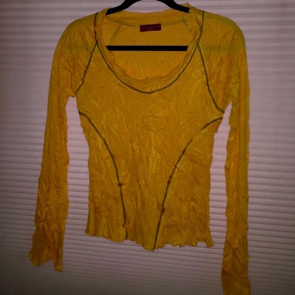 Cotton Kisca U-Neck Blouse S/M - Picture 1 of 4
